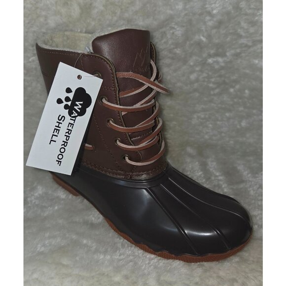 Polar Armour Duck Boots Women's Size 9 M Brown Waterproof NEW - Picture 2 of 12